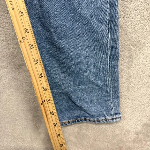 Levi's 511 Jeans Mens 28x32 Blue Slim Fit Med Wash Premium Denim Stretch Preppy - Picture 6 of 13